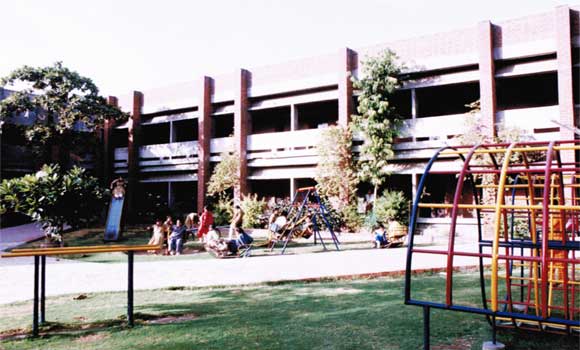 playground of the school...