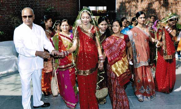 marriage ceremony of  blind girl...